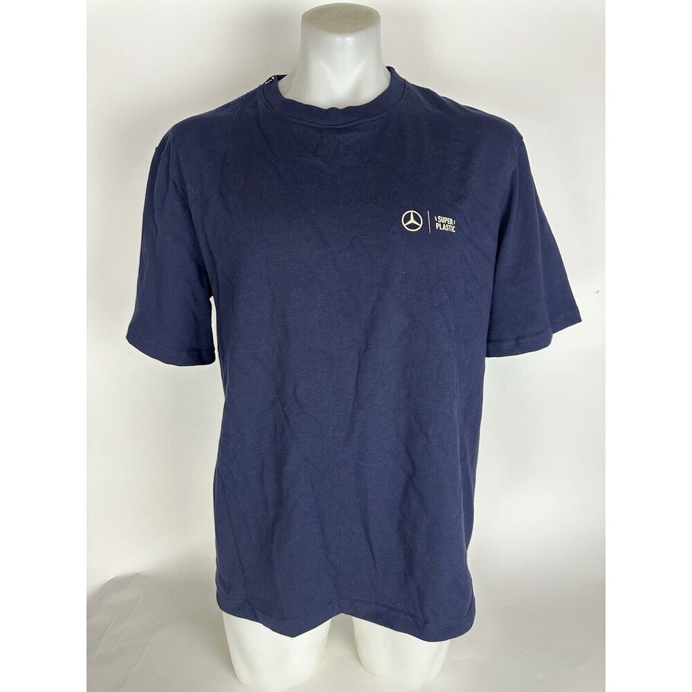 NEW SUPER PLÁSTIC SUPERDACKEL T-SHIRT MERCEDES VENS LOGO MEN SIZE L